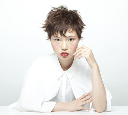 ショートヘアスタイル1
